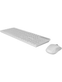 EVEREST KM-730W Beyaz Kablosuz Q Multimedia Klavye + Mouse Set